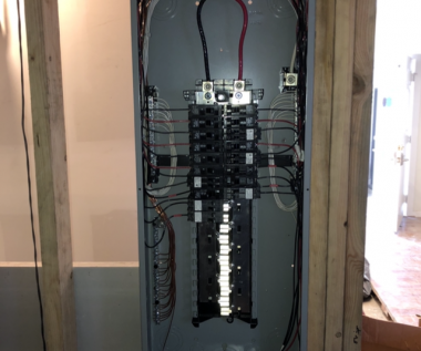 Installation of a new electrical panel, if there is not enough space for a new dedicated circuit.